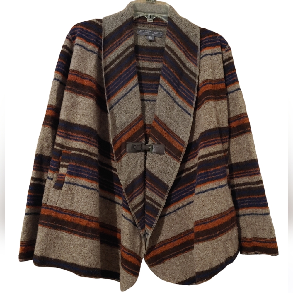 Striped Wool Cardigan